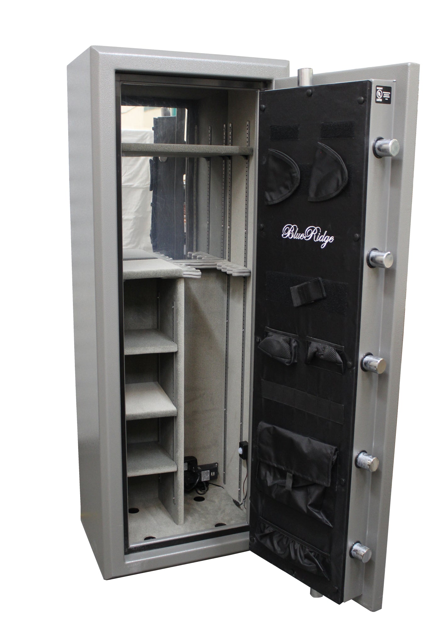 Hayman BR 5922 BlueRidge Gun & Rifle Safe - Fireproof & Secure Gun Cabinet for Home & Office - Heavy Duty Steel Construction with Digital Lock - Perfect for Firearms, Ammo & Valuables Storage