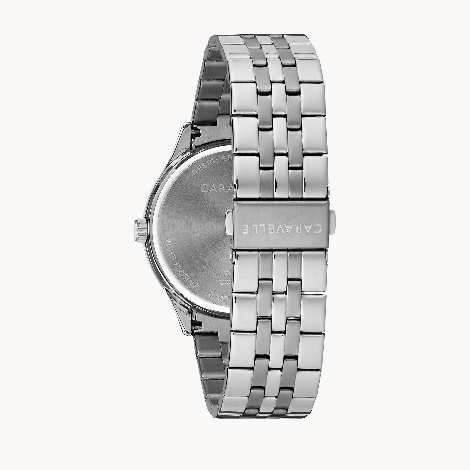 Bulova 43b158 Modern Caravelle Stainless Steel Men's Watch - Water Resistant, Date Display, Casual & Dress Wear for Business, Parties & Everyday Use