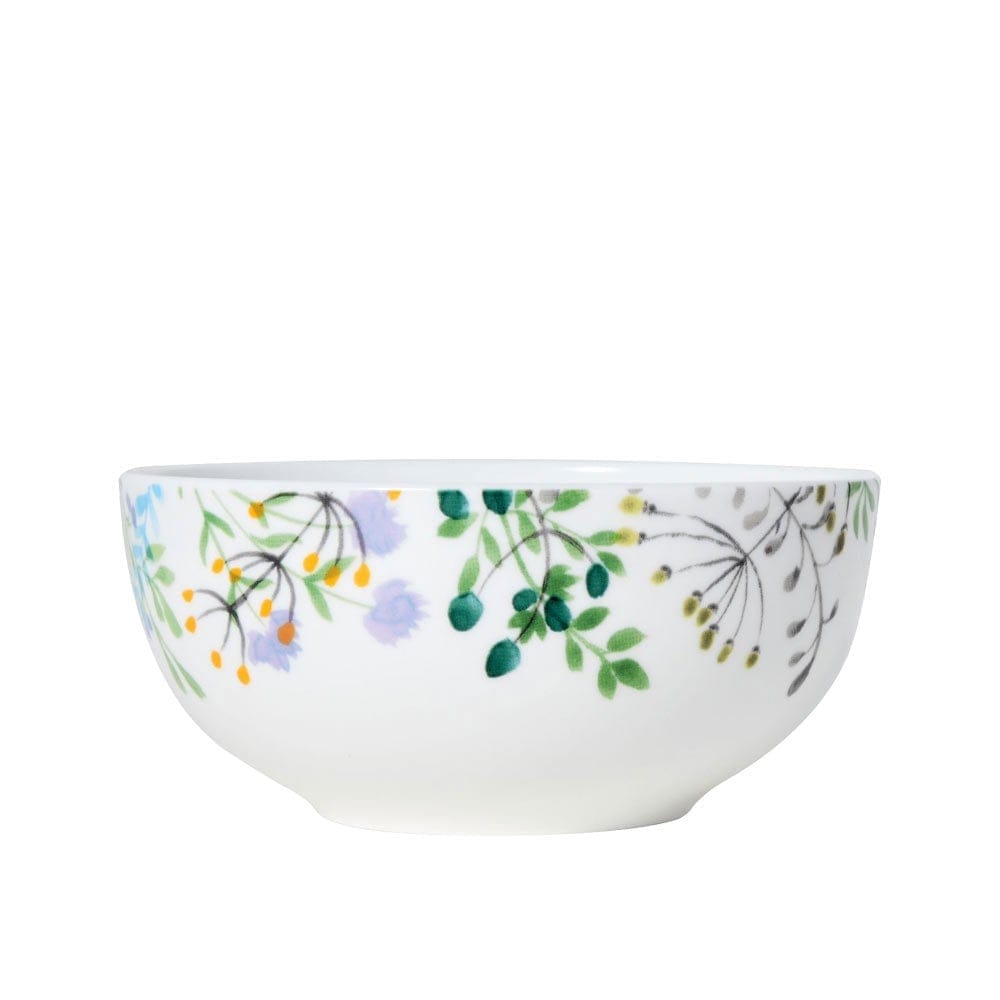 Tivoli Garden Set of 4 Soup and Cereal Bowls - Elegant Porcelain Bowls for Soup, Cereal, Salad, Dessert - Perfect for Dining, Entertaining, and Everyday Use