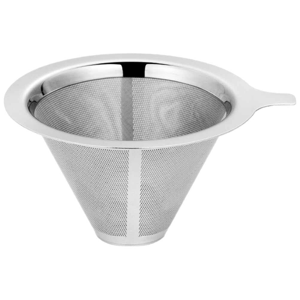 Premium Stainless Steel Coffee Filter - Fine Mesh Espresso Screen for Drip Coffee & Espresso Machines | Reusable & Durable Home Brewing Accessory | Perfect for French Press, Pour Over, and Moka Pot Coffee Making