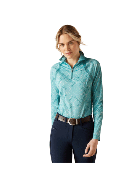 Ariat Sunstopper 3.0 1/4 Zip Performance Pullover - UPF 50+ Sun Protection Shirt for Outdoor Activities, Hiking & Golf