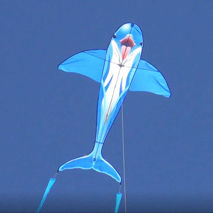 Dolphin SeaLife Kite - Colorful Ocean Animal Kite for Beach, Park & Outdoor Fun - Perfect for Kids, Family & Summer Activities