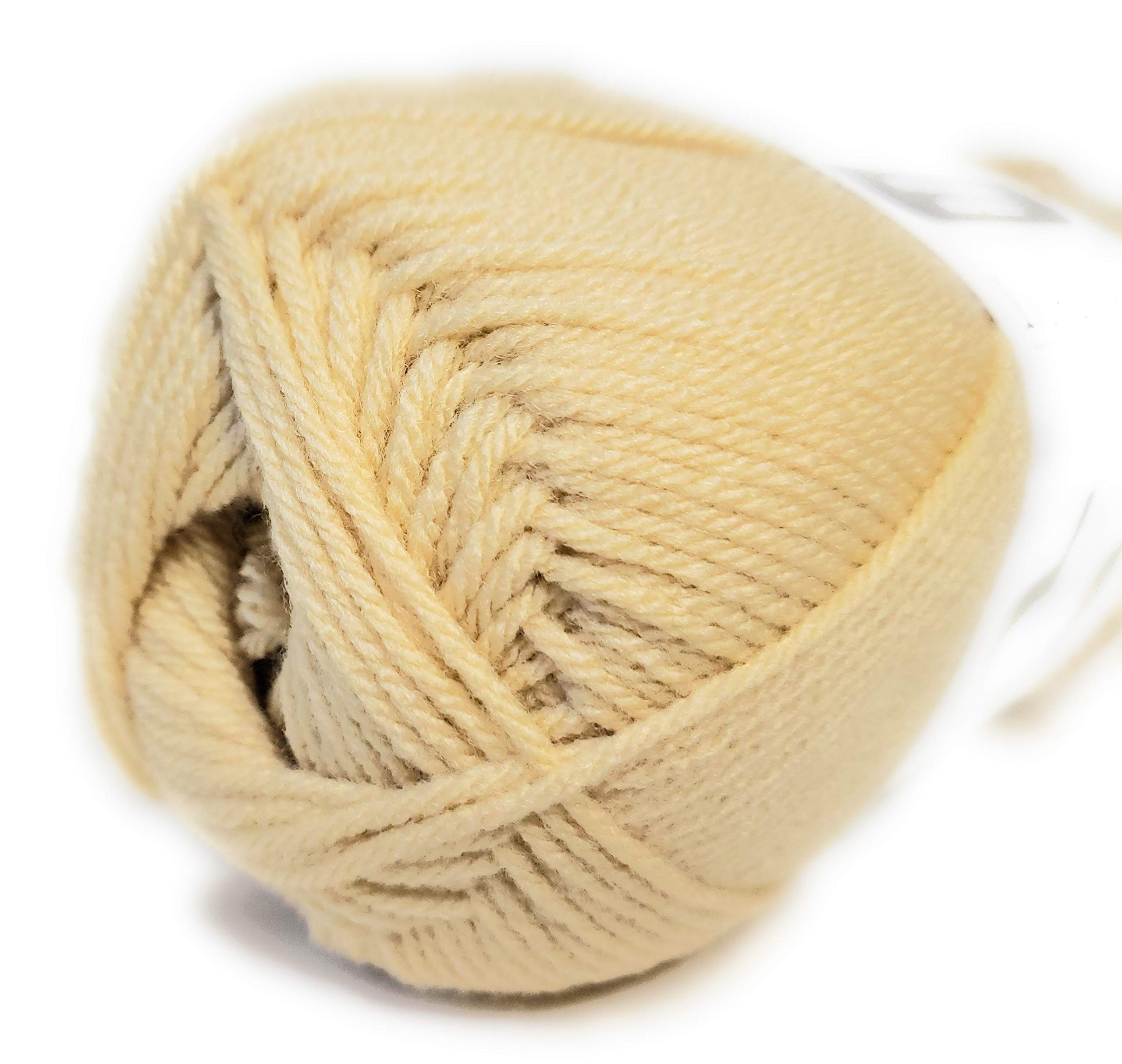 Loops & Threads Impeccable Yarn 4.5 oz (127g) Premium Acrylic Knitting Yarn - Heather Gray - Perfect for Scarves, Hats & Baby Blankets