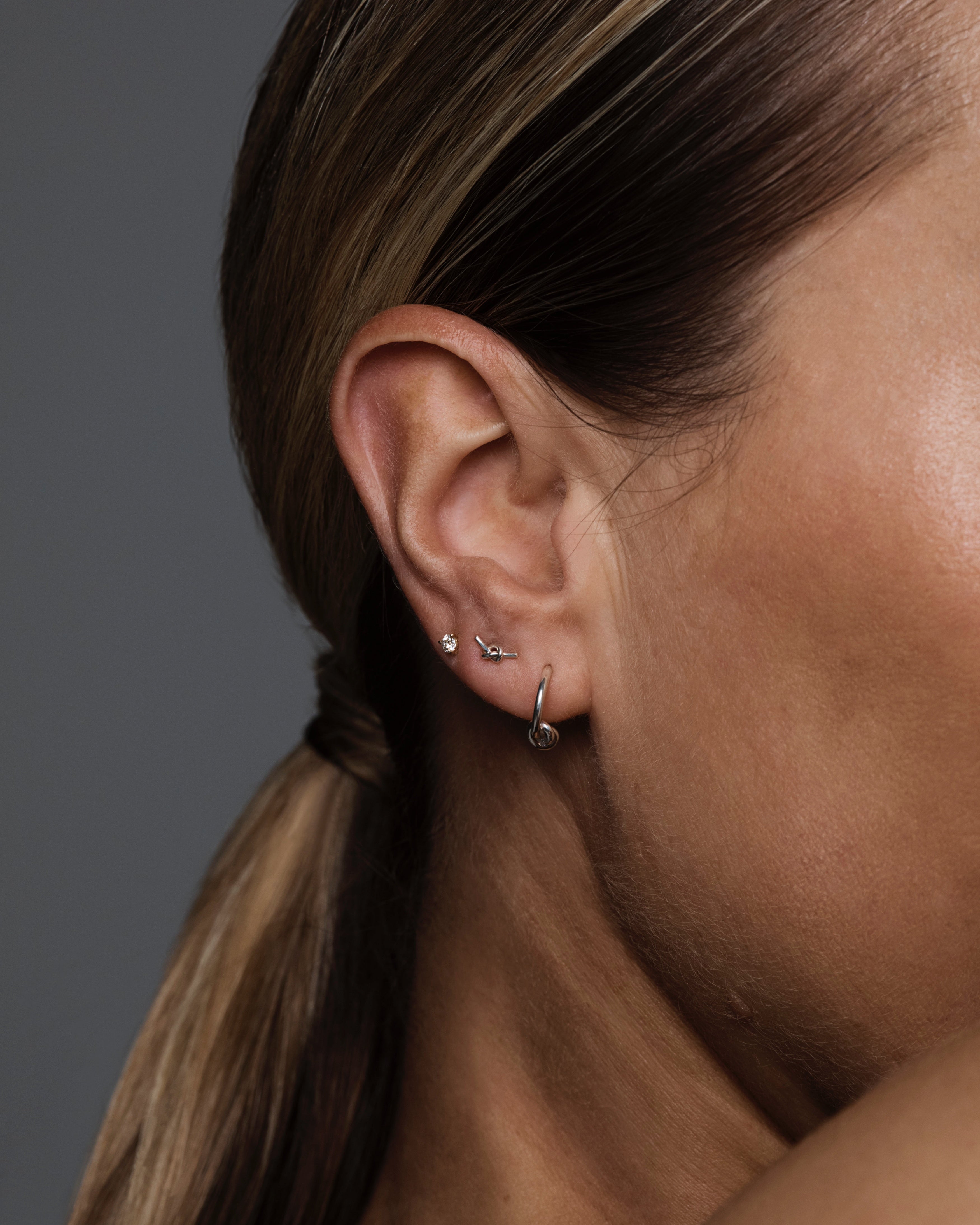 Rose Gold Cara Stud Earrings for Women - Elegant & Hypoallergenic Jewelry for Parties, Weddings & Everyday Wear