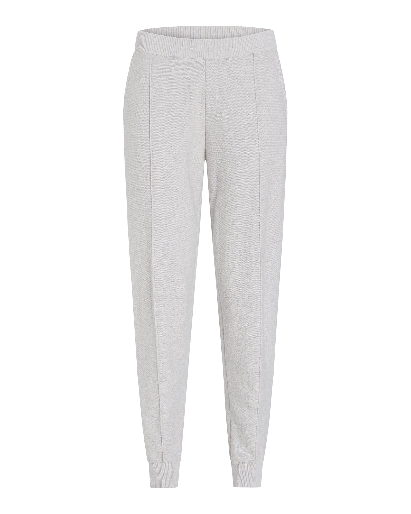 Premium Cotton Cashmere Jogger Pants for Men & Women - Soft Comfortable Lounge Pants - H. Silver Color - Perfect for Home, Yoga, and Casual Wear