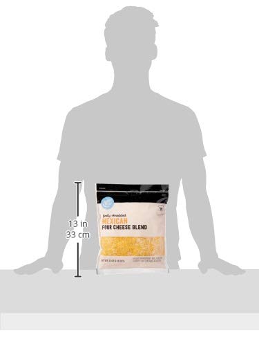 Happy Belly Shredded Mexican Four Cheese Blend - 32 oz Pack | Authentic Mexican Cheese for Tacos, Nachos & Quesadillas | Perfect for Family Dinners & Party Snacks