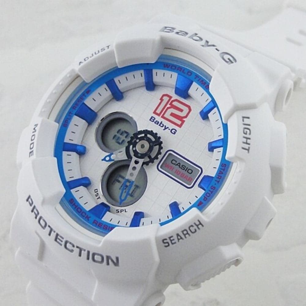 CASIO BABY-G BA-120-7BDR Women's Digital Sport Watch - Shock Resistant, Water Resistant, LED Light - Perfect for Running, Swimming, and Outdoor Activities