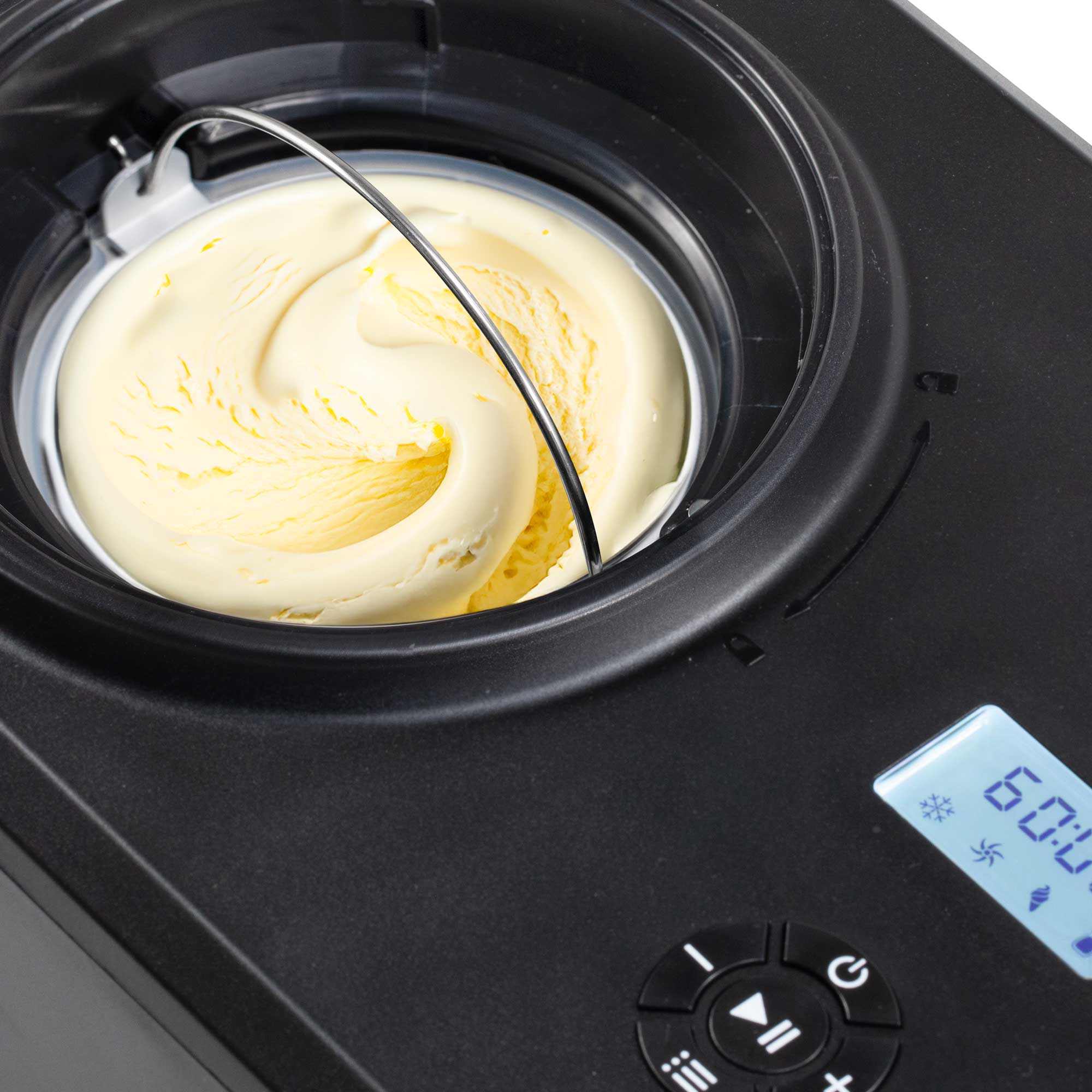 Baridi 1.5L Ice Cream Maker with Fast Freeze Compressor - Homemade Gelato, Sorbet & Frozen Yogurt Maker - Perfect for Parties, Desserts & Family Treats