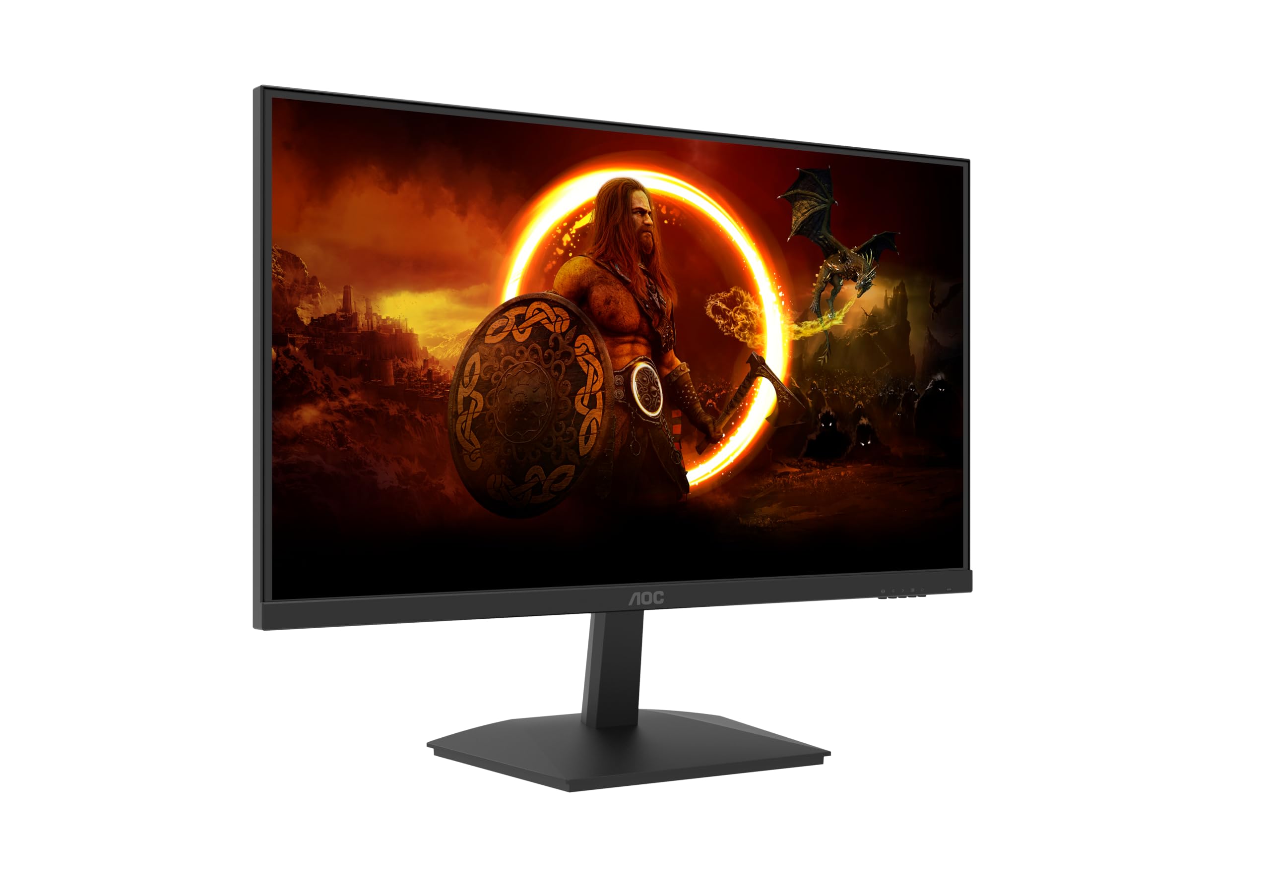 AOC 24G15N 27-inch Gaming Monitor - Full HD 1080p, 180Hz Refresh Rate, 1ms Response Time, AdaptiveSync, HDMI & DisplayPort - Perfect for Esports, FPS & Console Gaming