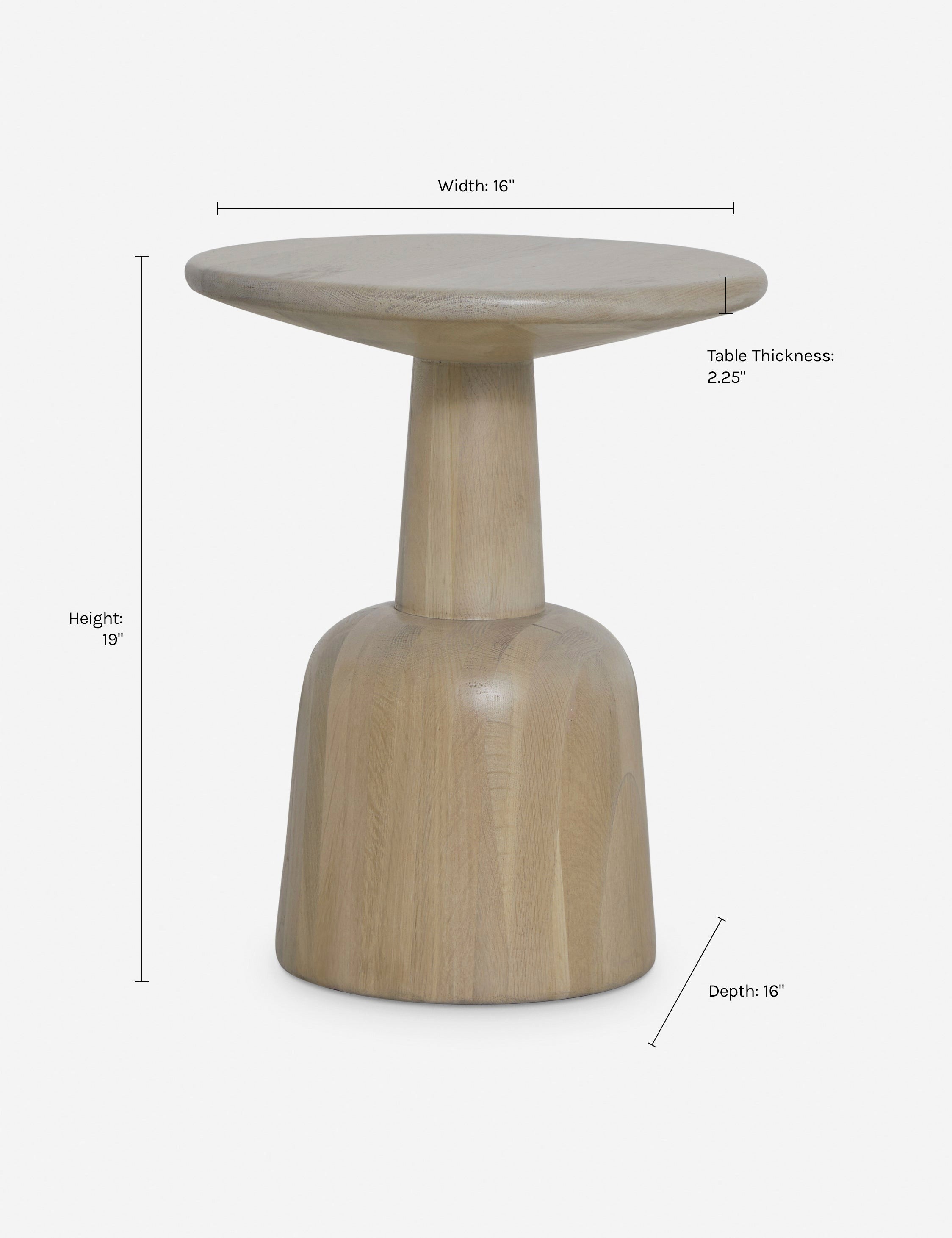 Round Side Table - Modern End Table for Living Room, Bedroom, or Office - Small Accent Table with Sturdy Metal Base - Perfect for Coffee, Books, and Decor