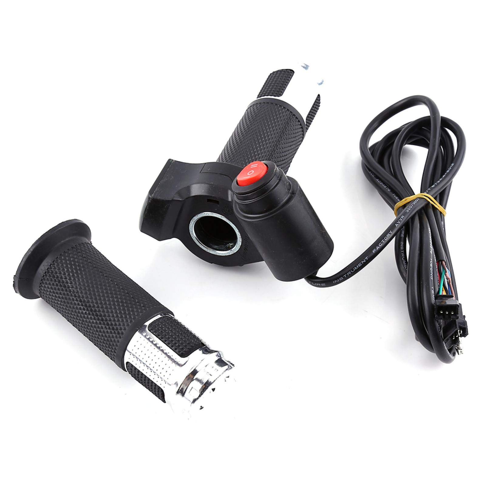 Universal Electric Bike Half Twist Throttle Grip - Compatible with Most E-Bikes & Scooters - Ergonomic Handlebar Control for Smooth Acceleration (Ideal for Commuting, Off-Road & Urban Riding)