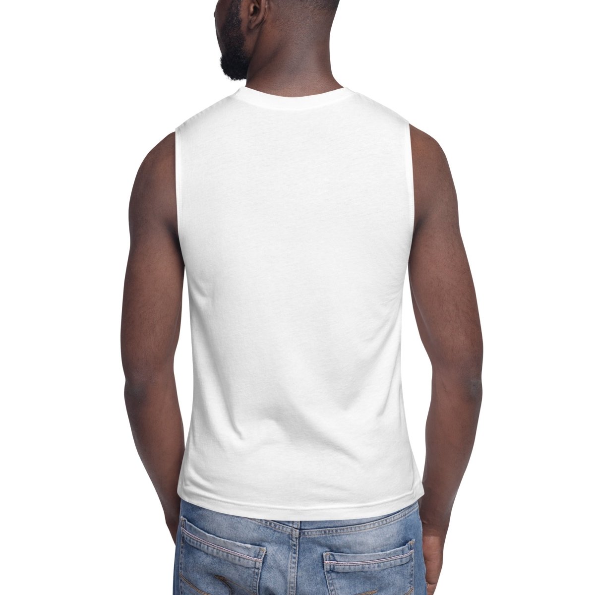 Sober Squad Men's Muscle Shirt - Workout Tank Top for Gym, Running & Fitness Training - Breathable Quick-Dry Activewear for Men