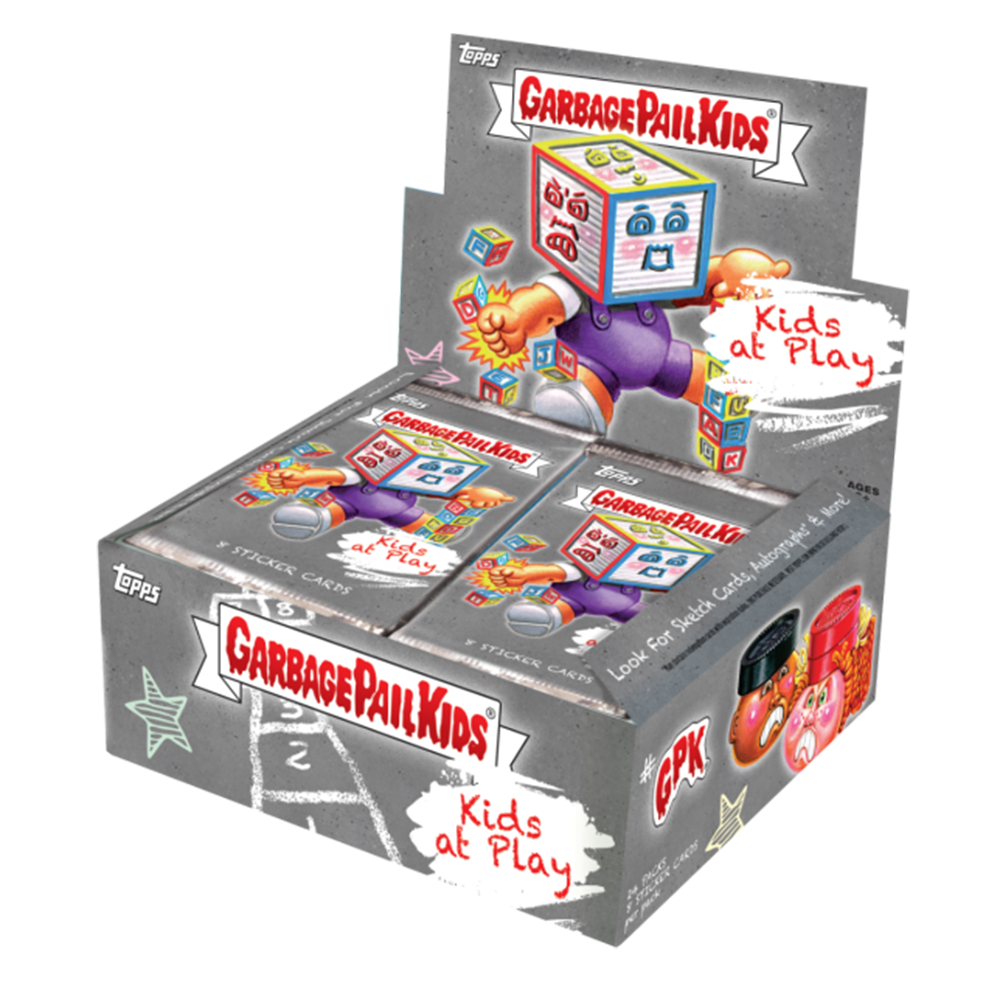 2024 Garbage Pail Kids Series 1: Kids At Play Hobby Box - Collectible Trading Cards for Kids & Adults - Perfect for Collectors, Gifts, and Game Nights