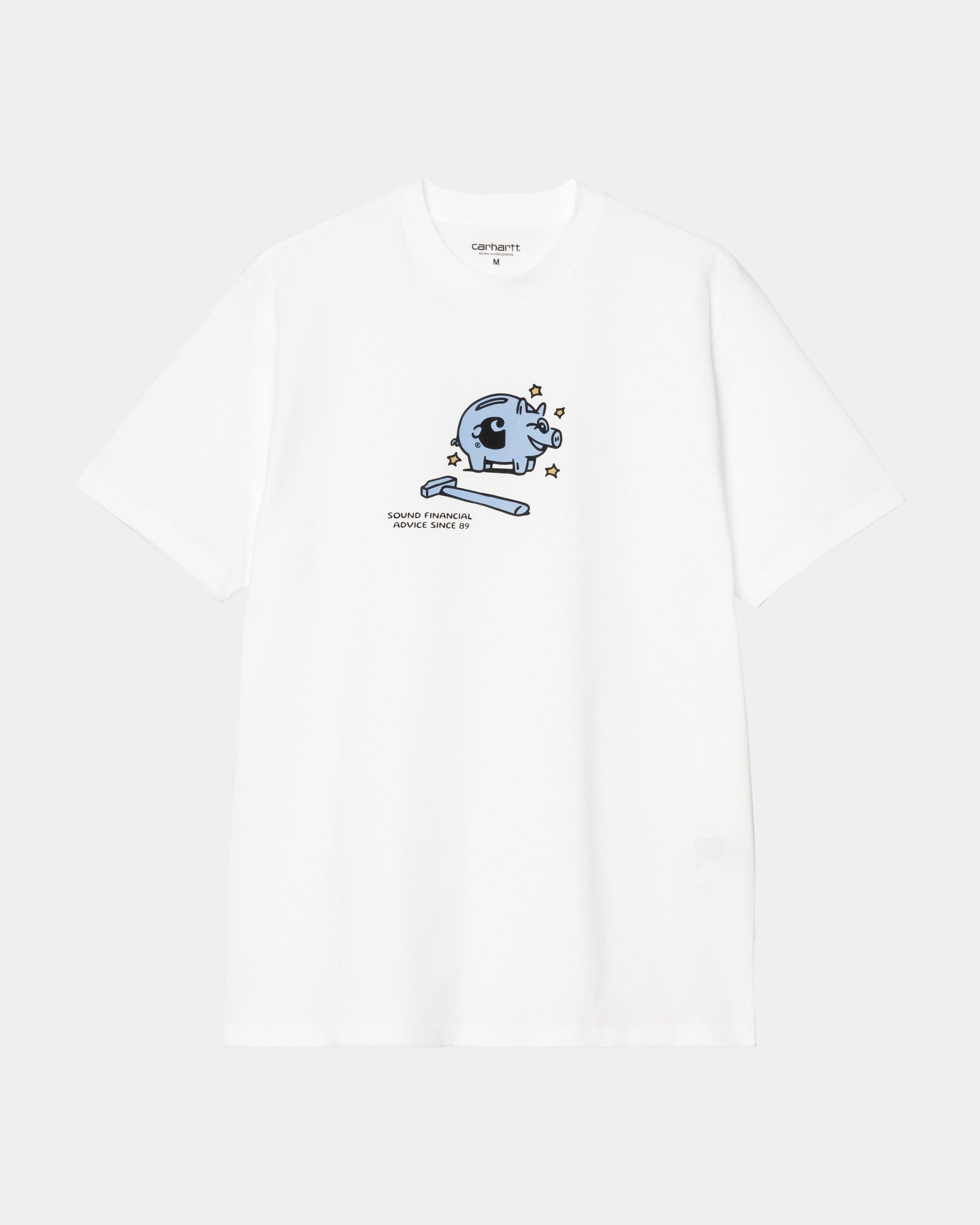 Piggybank Graphic T-Shirt for Men & Women | Soft Cotton White Tee | Casual Wear, Gift Idea, Everyday Outfit