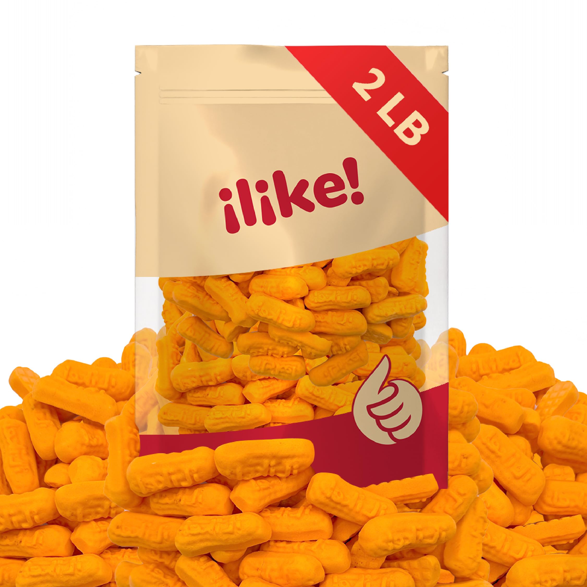Old Fashioned Circus Peanuts Candy - 2 Pound Bulk Pack | Classic American Candy for Parties, Halloween Treats & Nostalgic Snacking