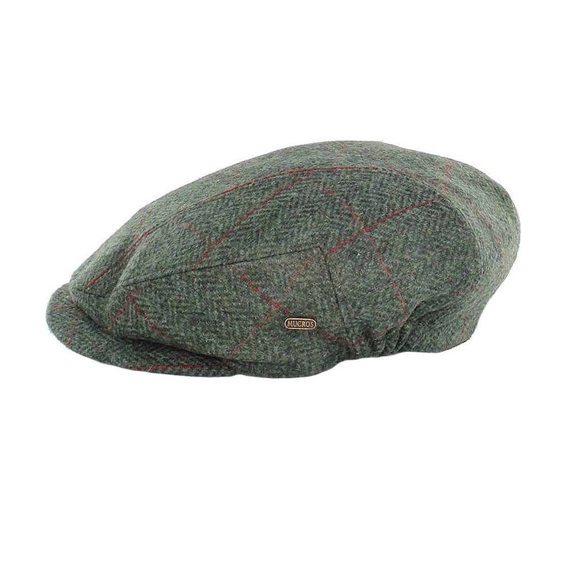 Authentic Irish Wool Kerry Cap by Mucros Weavers - Handmade in Ireland for Men & Women - Perfect for Hiking, Travel & Cold Weather Protection