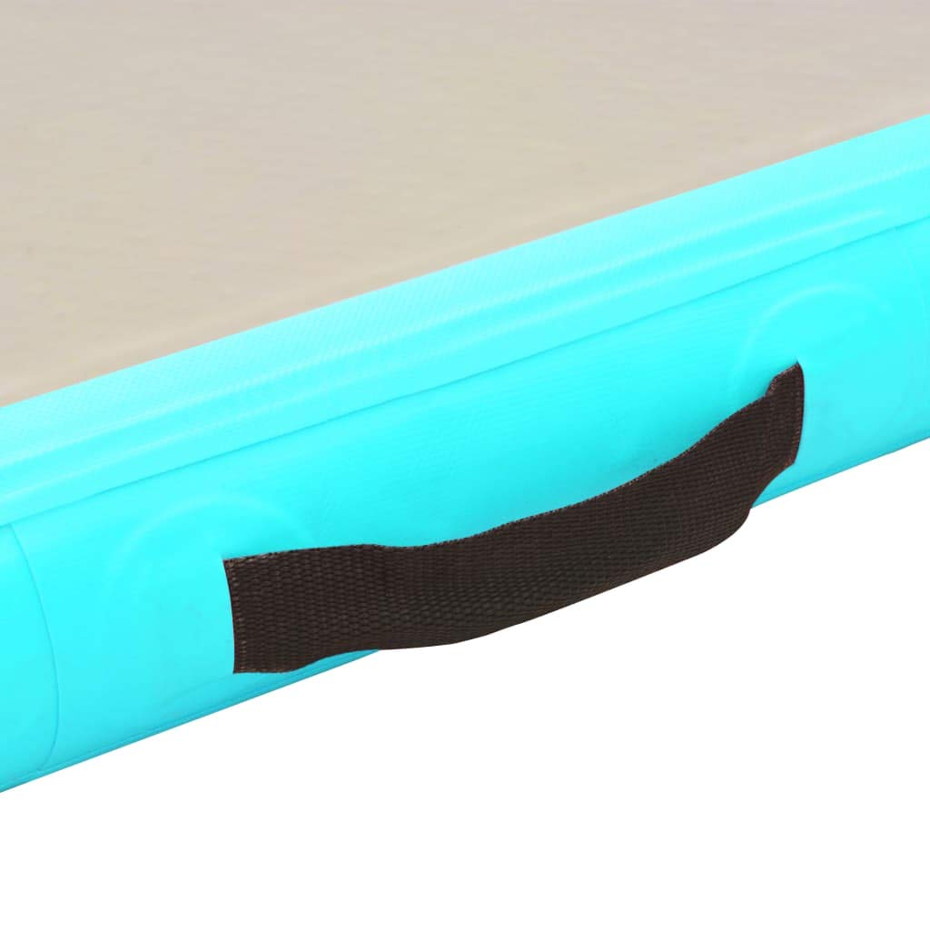 Inflatable Air Track Mat for Gymnastics, Tumbling & Training - Heavy Duty PVC with Electric Pump - Perfect for Home Gym, Cheerleading & Parkour Practice
