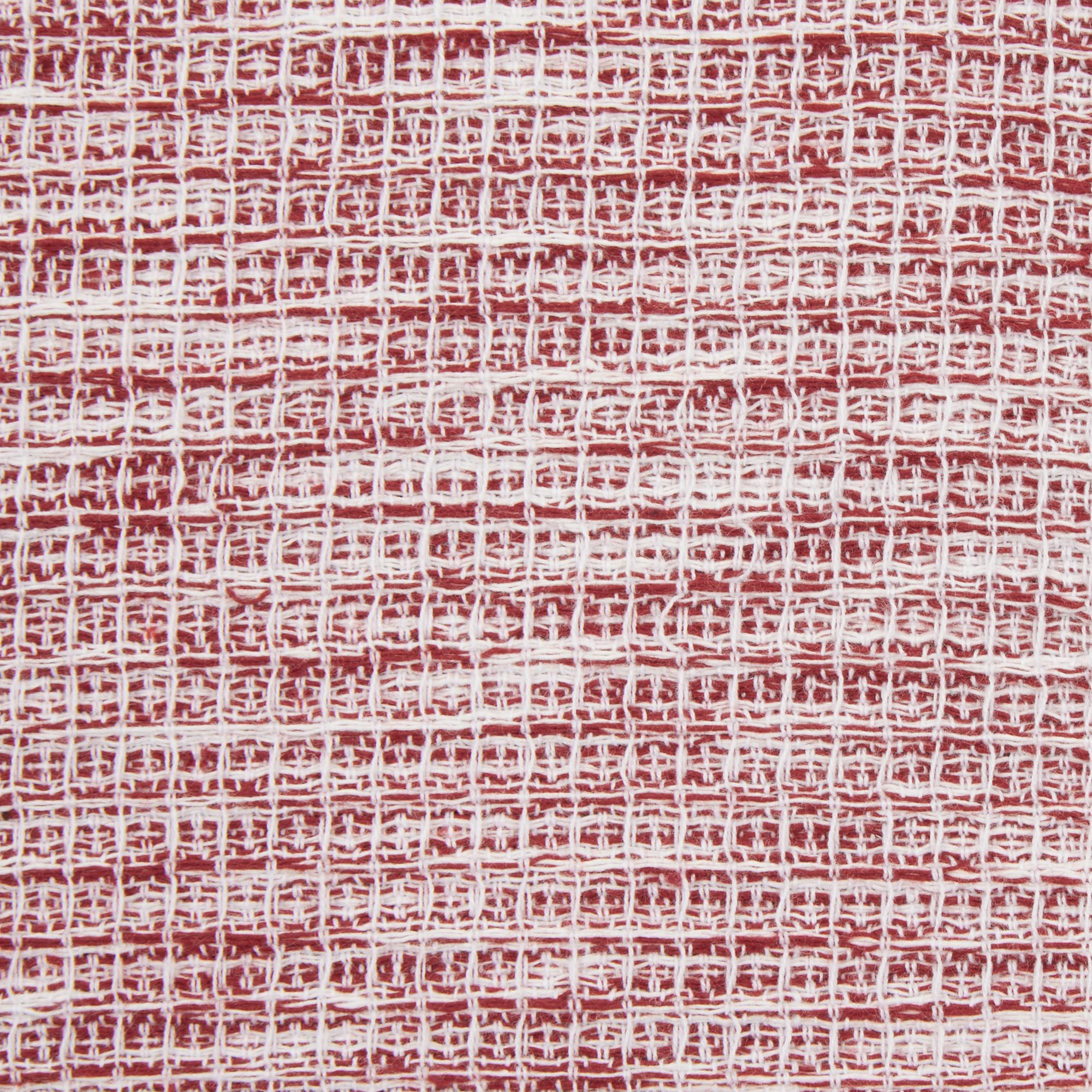 DII Recycled Cotton Kitchen Dishcloth Set - 6-Piece Absorbent Waffle Weave Towels (12x12 Inches, Barn Red) - Eco-Friendly Cleaning Cloths for Dishes, Countertops & Household Chores