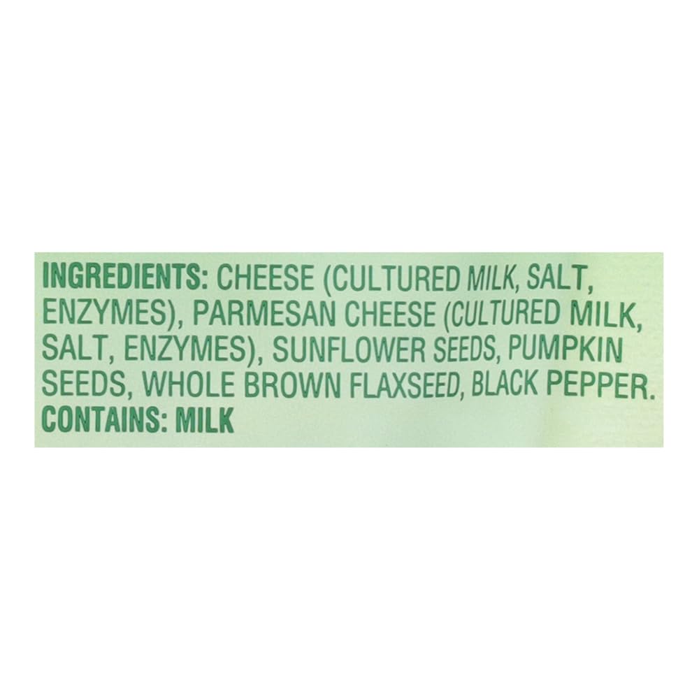 Parm Crisps Oven-Baked Superseeds & Cheese Snacks - Gluten Free Keto Friendly Low Carb Crunchy Snack - 1.75 oz (Pack of 12) - Perfect for Office Lunch, School Snacks & Road Trips