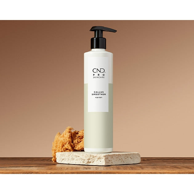 CND Pro Skincare Advanced Callus Smoother for Feet - 10.1 fl oz Foot File & Exfoliator - Dry Cracked Heel Treatment - Pedicure Essential for Soft Smooth Feet at Home & Salon Use