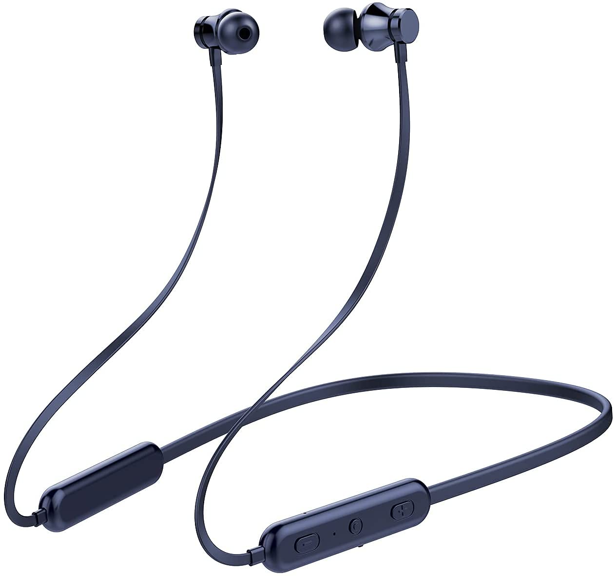 KLOKOL Bluetooth Headphones Wireless Neckband - 20Hrs Playtime, V5.0 Sport Earbuds with Noise Cancelling & Built-in Mic for iPhone Samsung Android - Perfect for Gym, Running & Workout