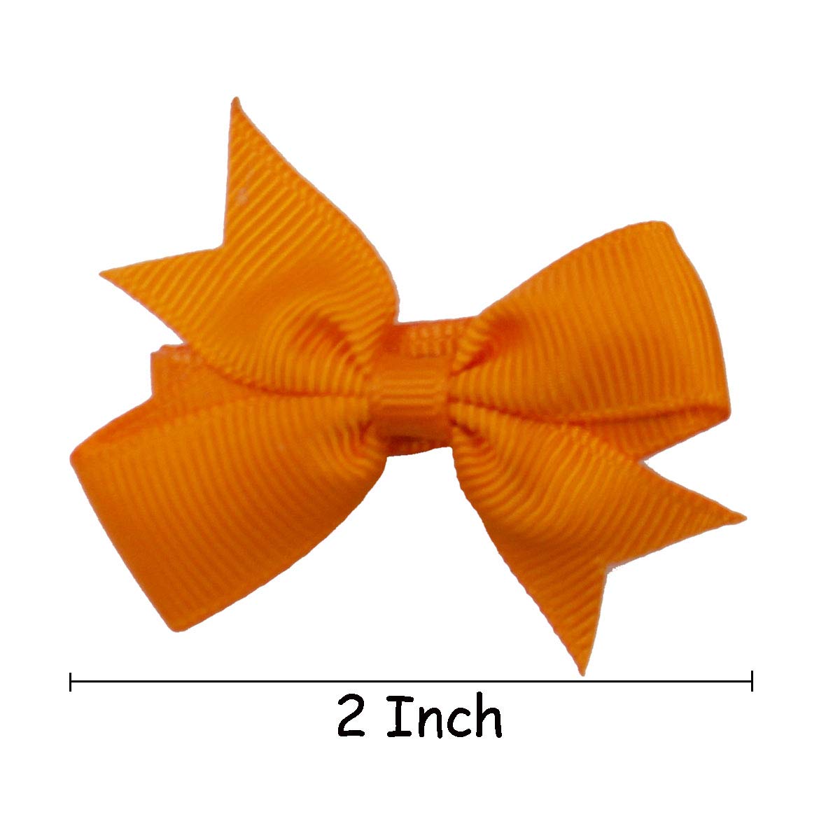 50 Pcs 2 Inch Tiny Hair Bows for Girls - Grosgrain Ribbon Pinwheel Hair Clips for Baby, Toddler & Kids - Perfect for Parties, School, Photos & Daily Outfits