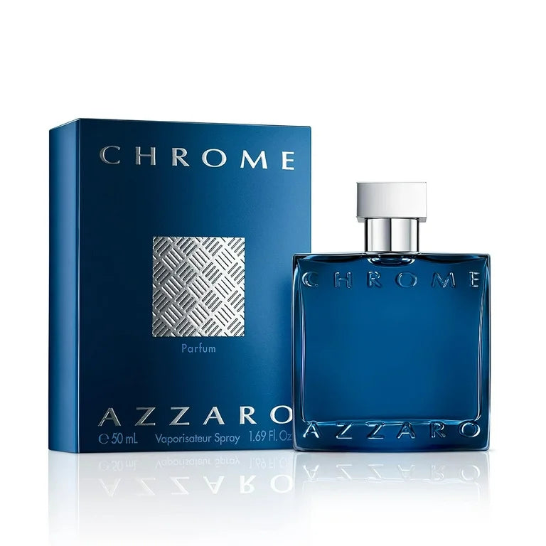 Azzaro Chrome Men's Eau de Parfum Spray - Fresh & Woody Fragrance for Day & Night Wear, Work & Special Occasions