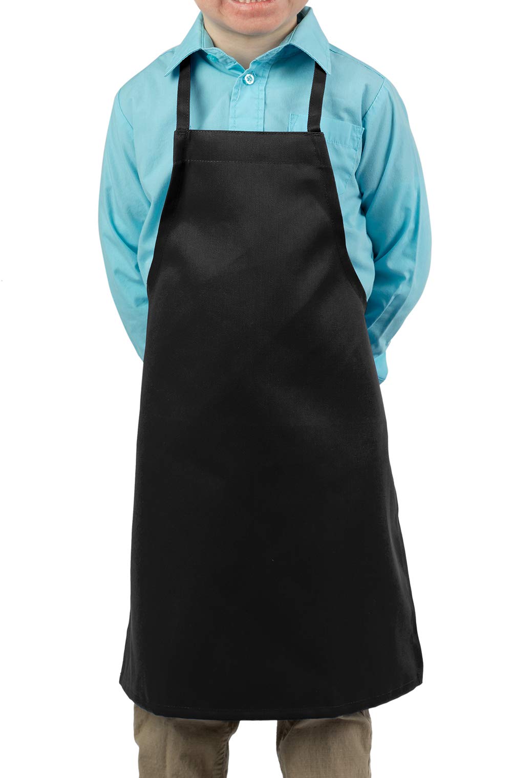 KNG Kids Cooking Apron for Girls and Boys - Adjustable Chef Apron for Baking, Cooking & Arts - Perfect Gift for Little Chefs (Small Size) - Ideal for Kitchen Play, Baking Classes & DIY Crafts