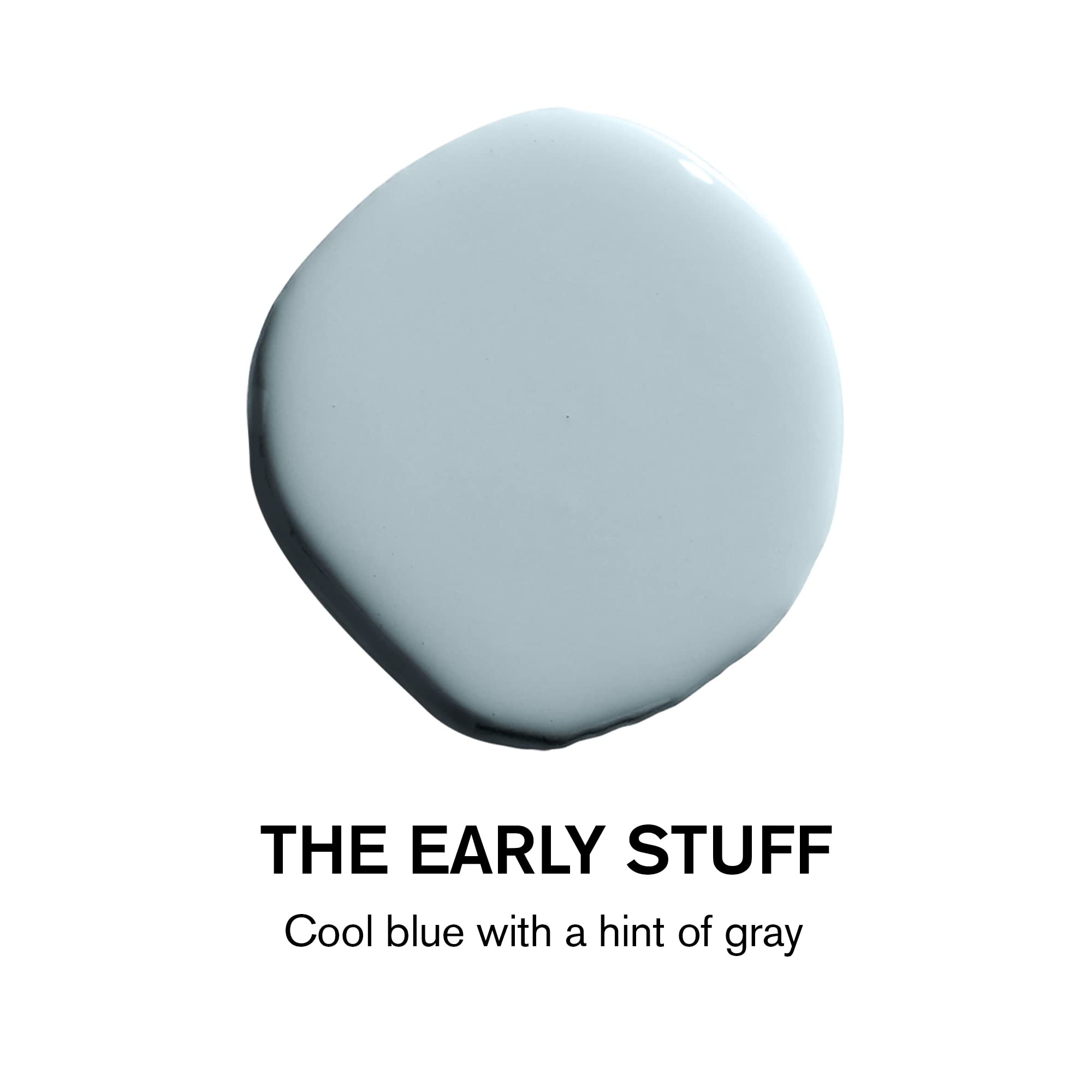 Premium Interior Paint - Semi-Gloss Finish for Trim & Doors | Self-Priming, Low VOC, Green Wise Certified | Cool Blue with Hint of Gray | 1 Gallon | Perfect for Home Renovation & DIY Projects