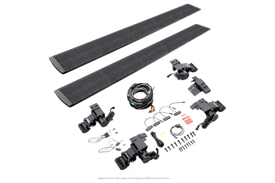 2019-2023 Ford Ranger Crew Cab Go Rhino E1 Electric Running Boards Kit with Bedliner Coating | Automatic Side Steps for Off-Roading & Daily Driving