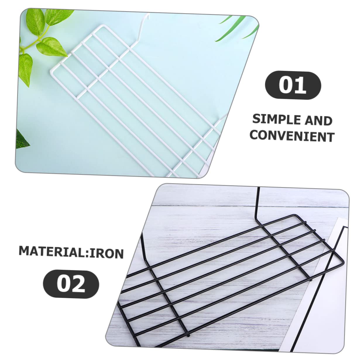 3-Piece Iron Parakeet Platform - Wall Mount Bird Cage Perch & Accessory for Small Birds - Perfect for Budgies, Cockatiels & Finches - Cage Decor & Play Area
