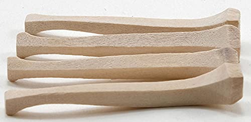 Cabriole Leg Set for Dollhouse Miniatures - Handcrafted Wooden Furniture Legs for DIY Miniature Projects - Perfect for Dollhouse Decor, DIY Crafts, and Miniature Model Making