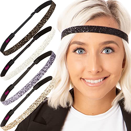 Skinny Black/Gold/Gunmetal/White/Brown 5pk