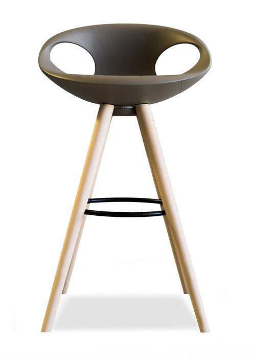 Modern Up Bar Stool 907.45 by Tonon - Adjustable Height Counter Stool with Upholstered Seat - Perfect for Kitchen Islands, Breakfast Bars & Home Decor