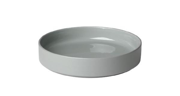 PILAR 8 Inch Deep Dessert Plates Set of 4 - Elegant Ceramic Bowls for Ice Cream, Pudding, Cake & Fruit - Perfect for Dinner Parties, Dessert Bars & Home Entertaining