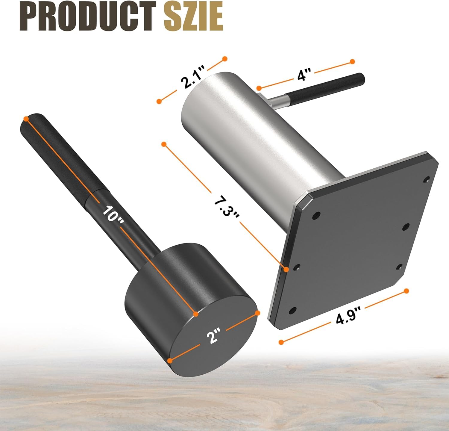 Rock Crusher & Can Crusher for Gold Prospecting - Heavy Duty Ore Crusher, Frit Maker & Glass Breaker for Mining, Gold Panning, Rockhounding | Perfect for Outdoor Adventures, DIY Projects & Metal Detecting