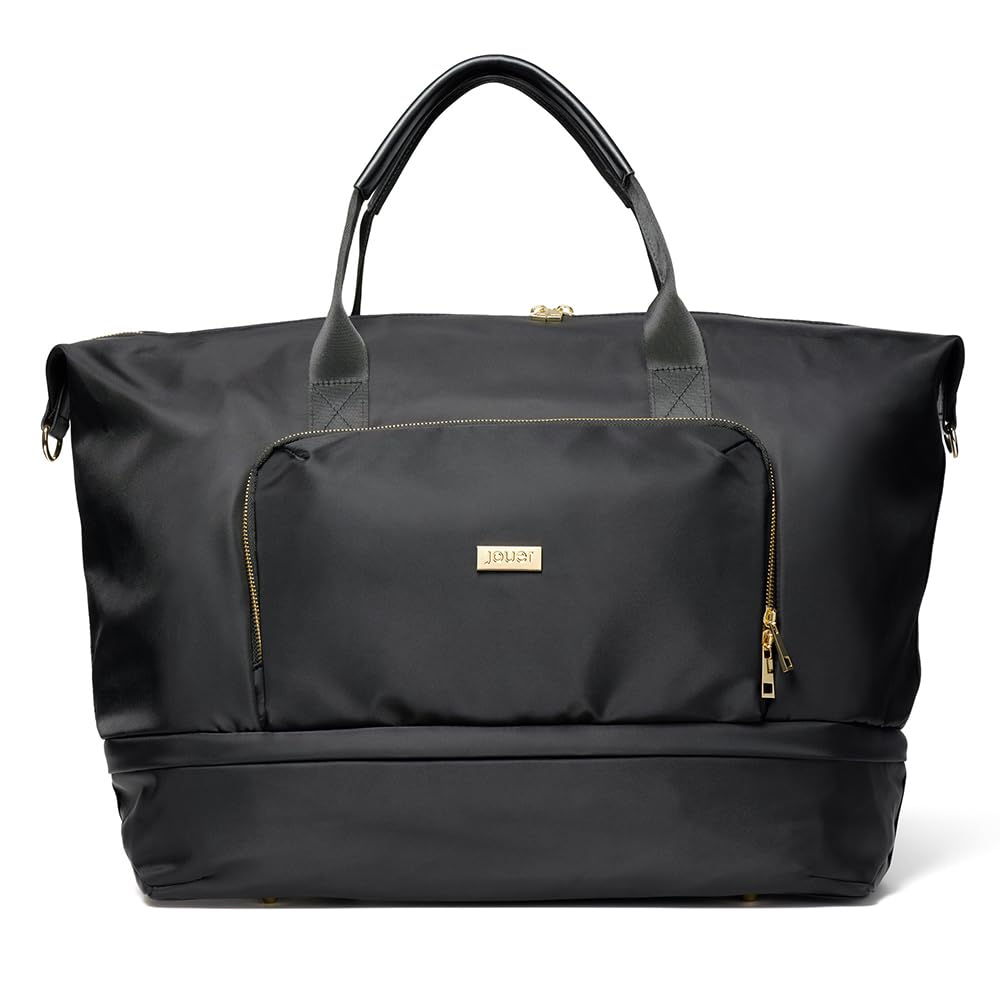**Jouer Le Weekender Travel Bag for Women - Large Duffle Carry On Tote with Shoulder Strap (9