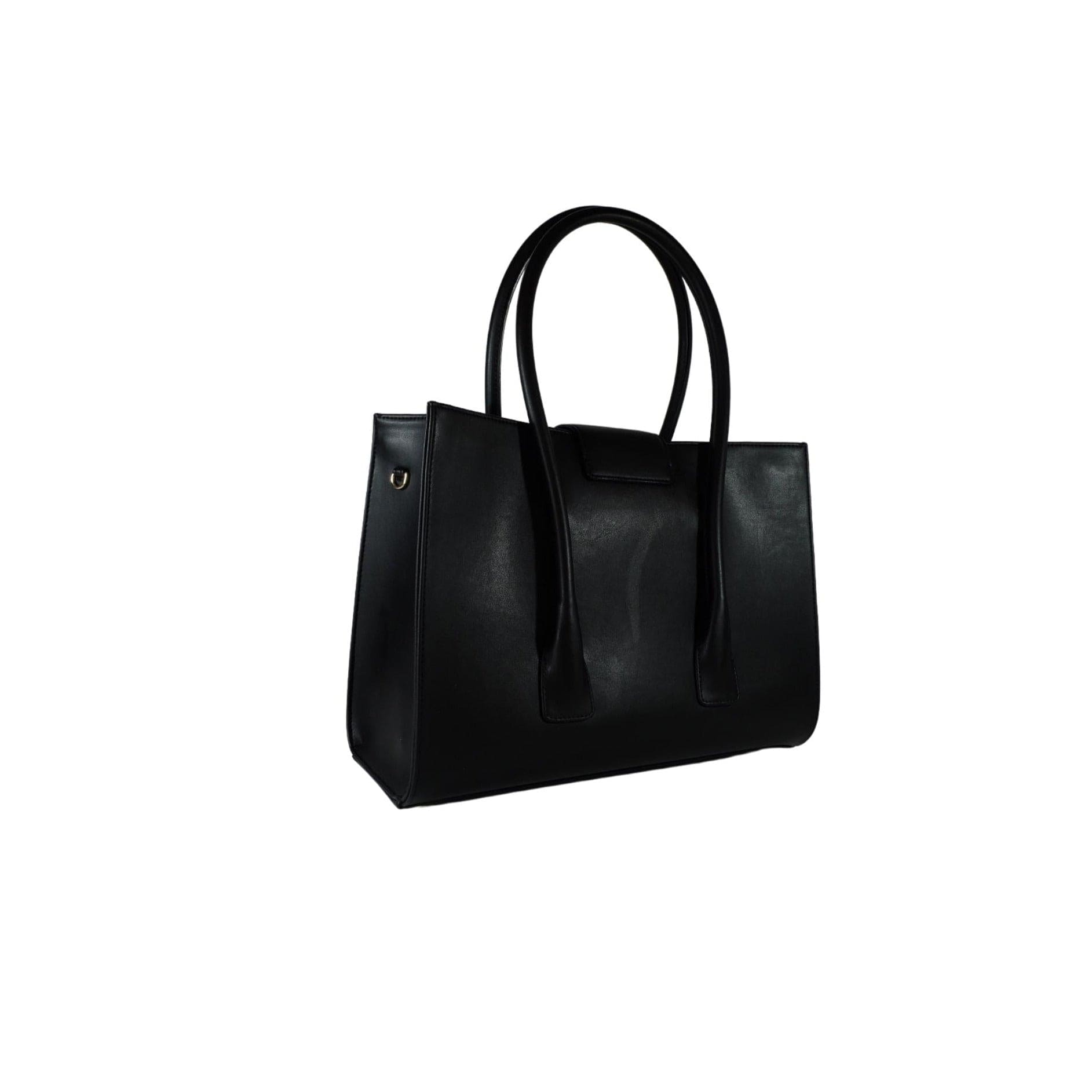 Richmond Vegan Cactus Leather Handbag | Sustainable & Cruelty-Free Obsidian Black Tote | Perfect for Work, Travel & Eco-Friendly Fashion
