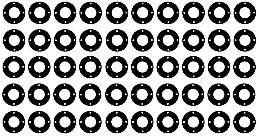 **Sterling Seal CFF7157.1250.062.300X50 EPDM Full Face Gasket – 1-1/4
