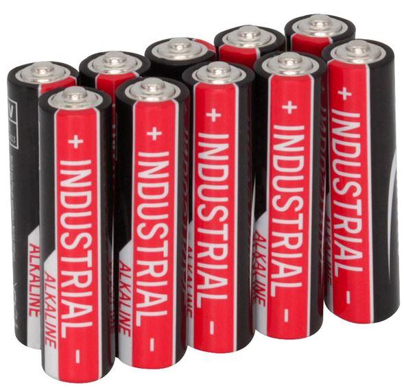 Ansmann Industrial AAA Batteries 10 Pack - Long-Lasting Power for Toys, Flashlights, and Remote Controls