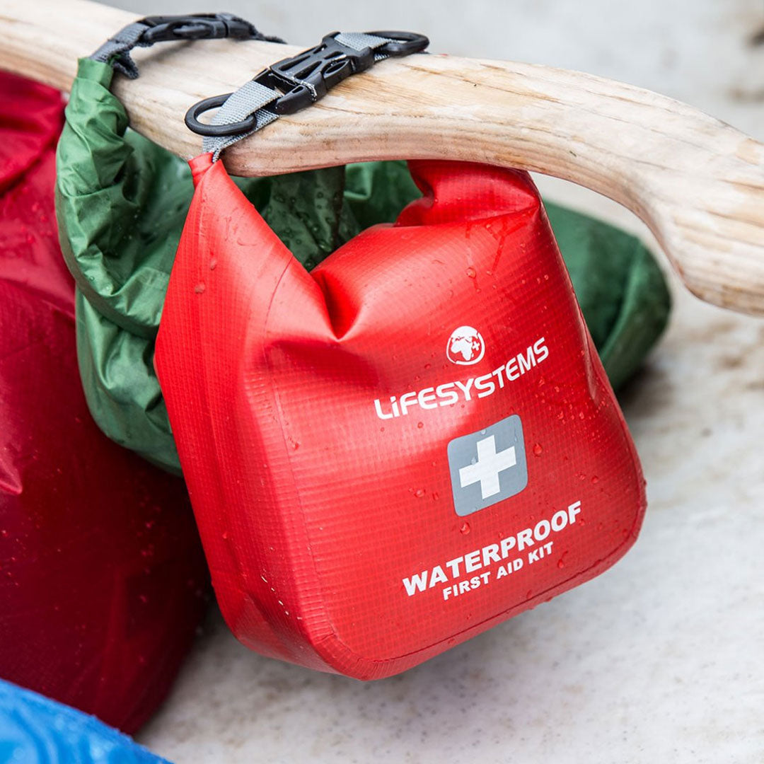 Lifesystems Waterproof First Aid Kit – Compact Emergency Medical Supplies for Outdoor Adventures, Hiking, Camping & Travel