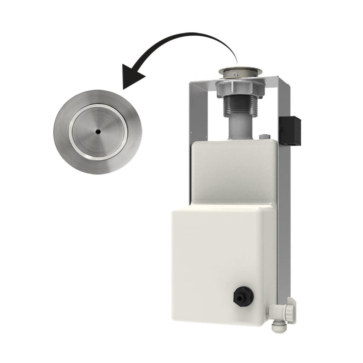 Bradley A14 028 Multi Feed Soap Tank System with Battery Pack & Batteries - Automatic Soap Dispenser for Home, Office, and Public Restrooms