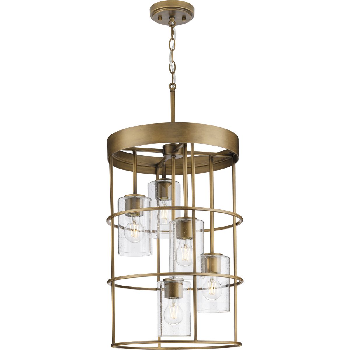 Burgess Collection 5-Light Chandelier for Hallway & Foyer Entryway - Modern Ceiling Lighting Fixture for Home Decor & Interior Design