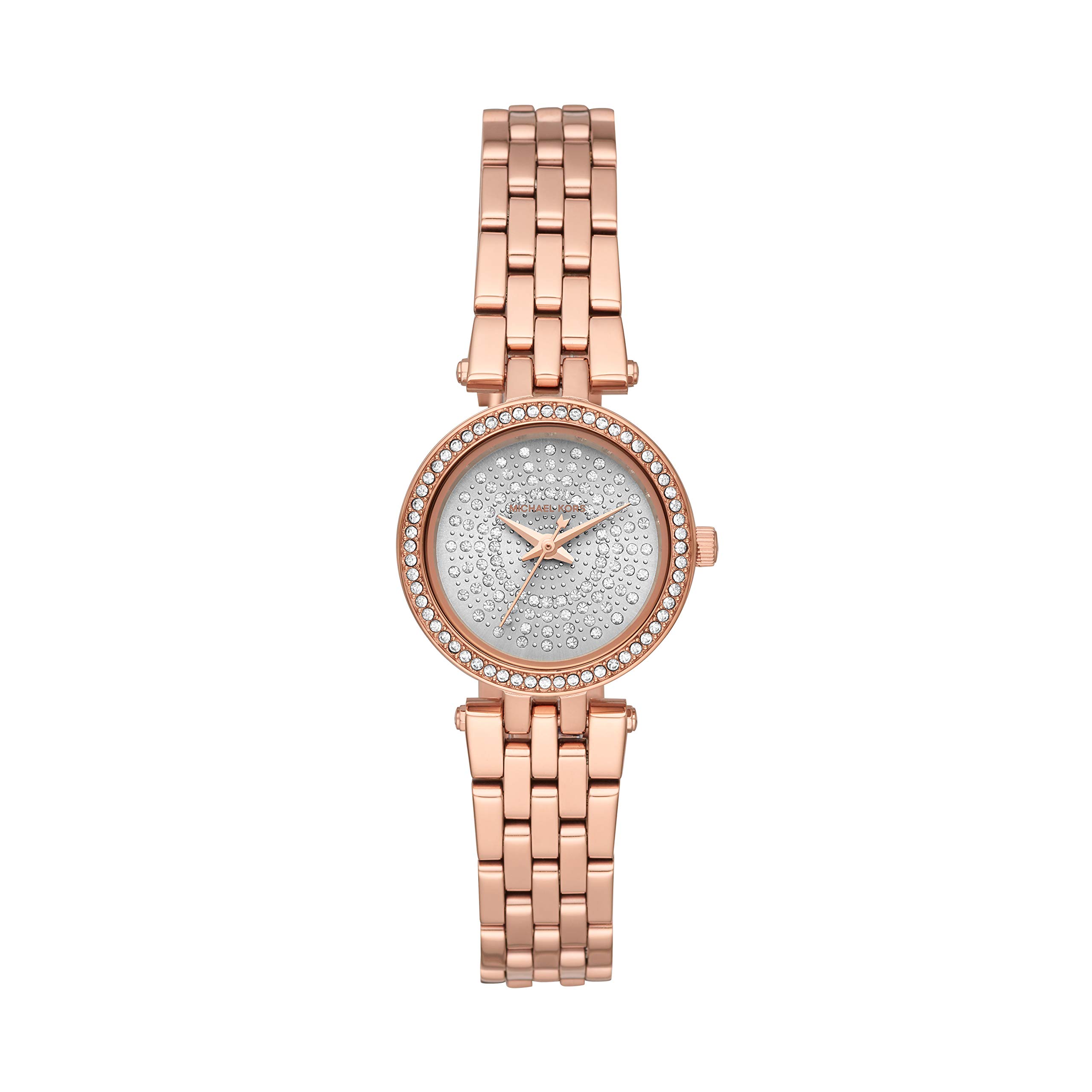 Michael Kors Darci Women's Crystal Bezel Watch - Stylish Three-Hand Quartz Movement Wristwatch for Women | Perfect for Office, Party & Everyday Wear