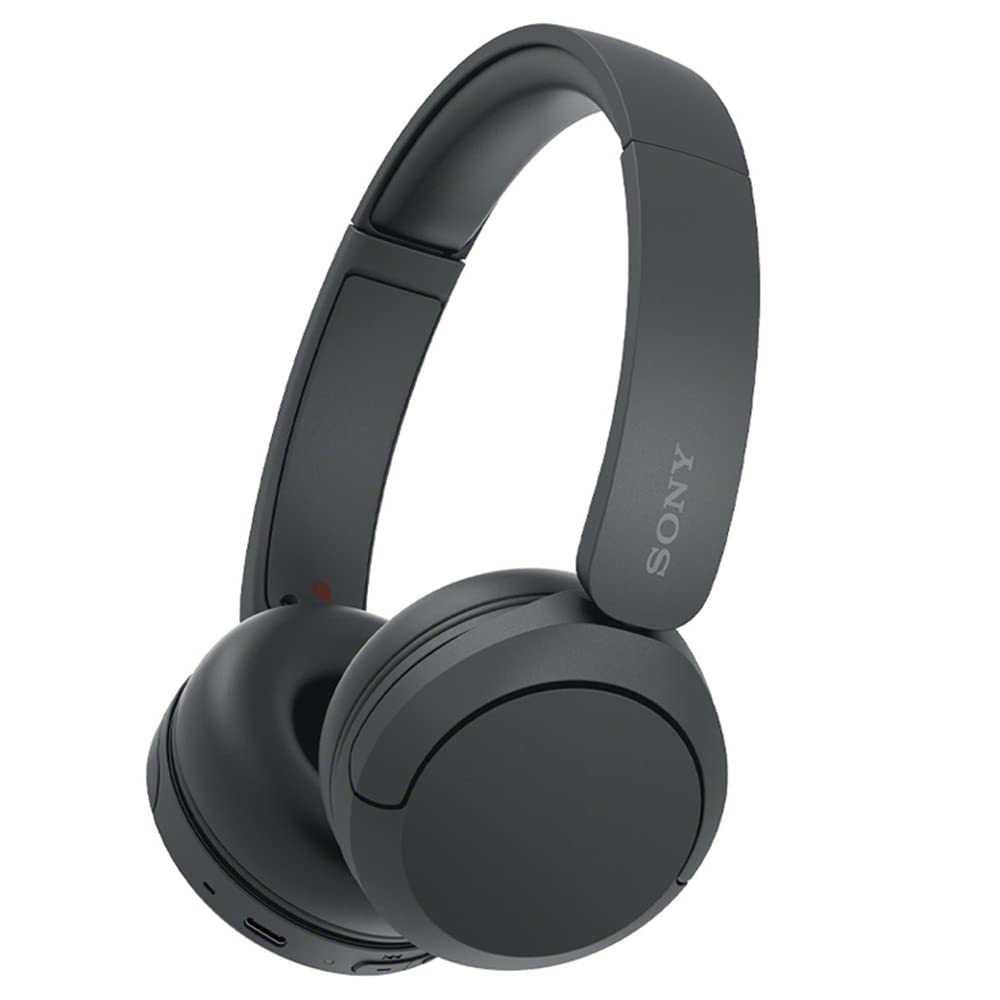 Sony WH-CH520/B Wireless Bluetooth Headphones with Built-in Mic - Black | Noise Cancelling, Long Battery Life | Bundle with 3-Year CPS Protection Plan | Perfect for Travel, Workouts & Gaming
