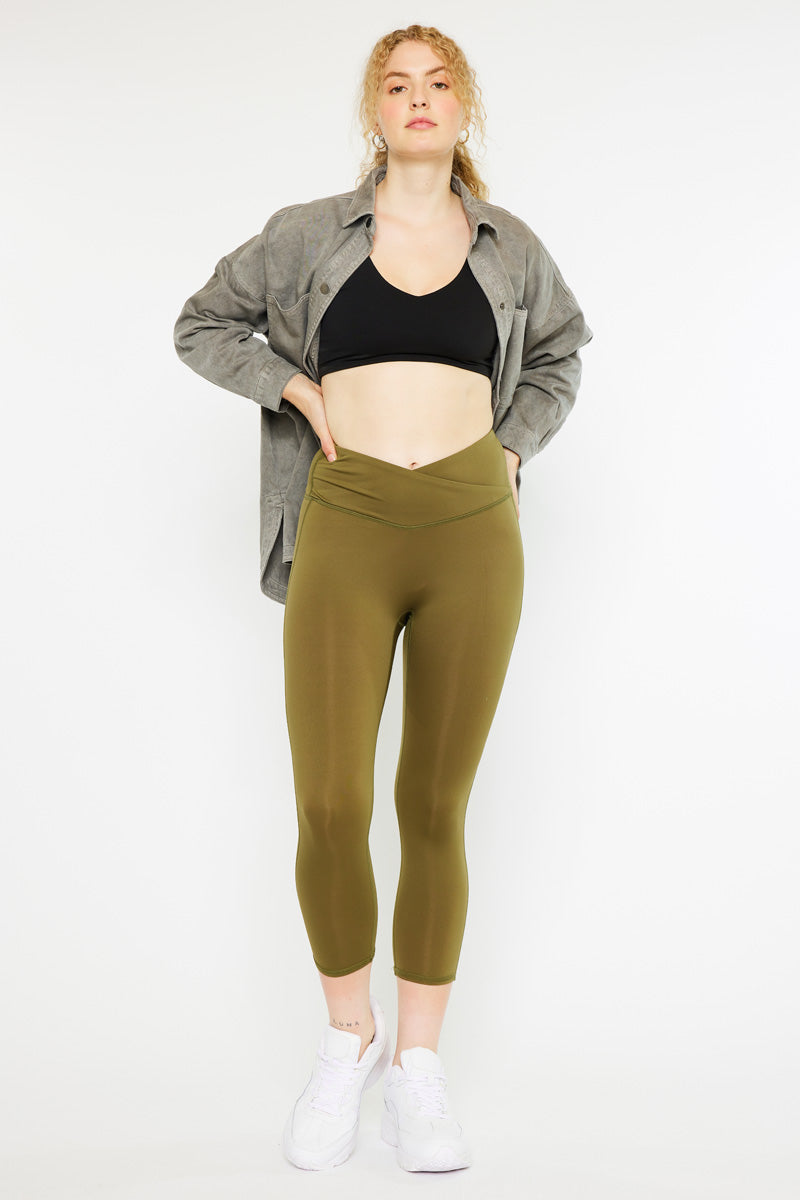 Venus Mid Rise Active Leggings for Women - High Waist Yoga Pants with Pockets - Perfect for Workout, Running, Gym & Lounge Wear