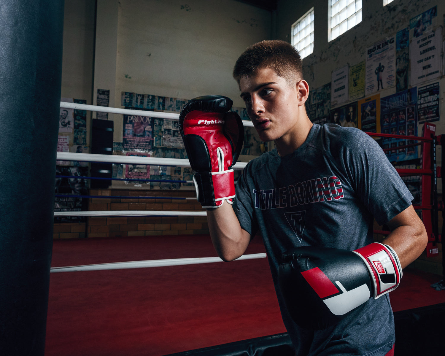 Premium Boxing Gloves with Bold Logo - Training, Sparring & Heavy Bag Workouts for Men & Women