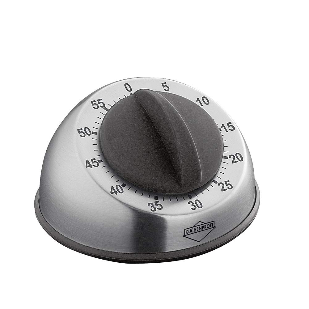 Planet KP10092300 Digital Stainless Steel Kitchen Timer - Silver | Countdown & Alarm Clock for Cooking, Baking, Exercise & Study