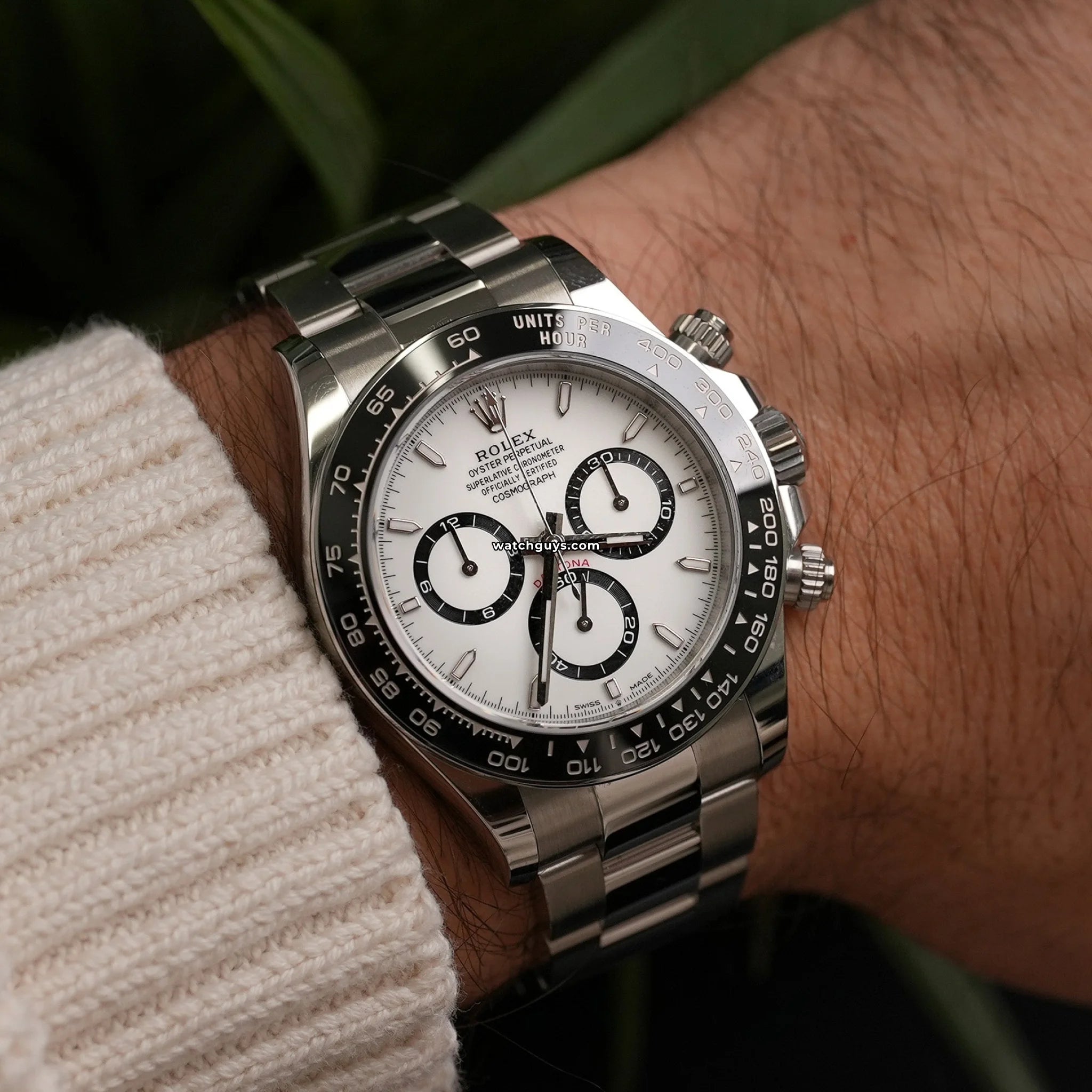 Rolex Daytona 126500LN White Dial Stainless Steel Watch - Luxury Chronograph for Men, Perfect for Business & Formal Occasions