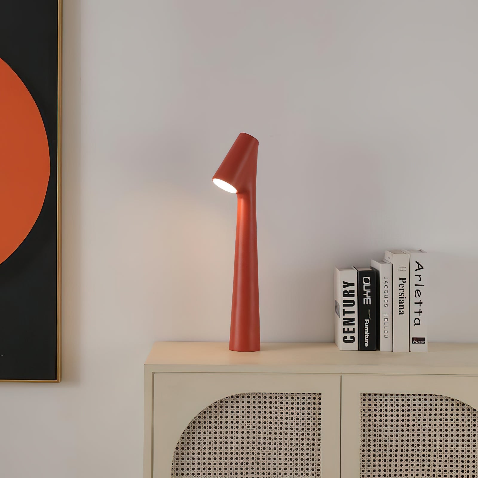 Stylish Africa-Inspired Portable Table Lamp - Handcrafted Wooden Night Light for Bedroom, Living Room & Office Decor - Perfect Gift for Home & Travel Use